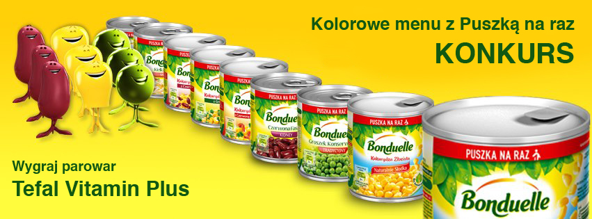 Kolorowe menu z Puszką na raz - konkurs