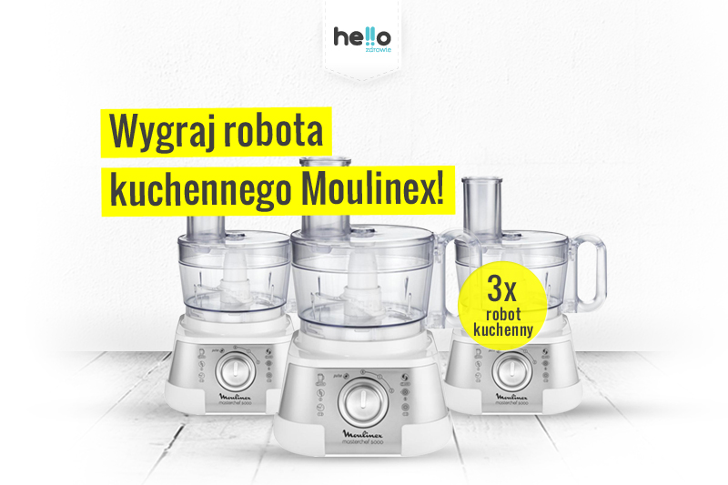 Konkurs z HelloZdrowie.pl - 3 roboty Moulinex do wygrania