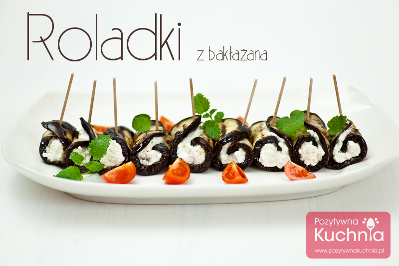 Roladki z bakłażana