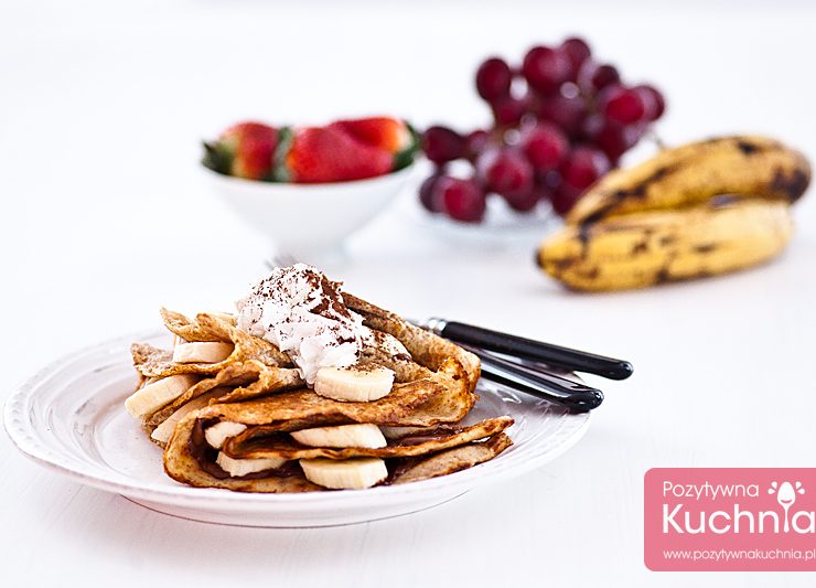Naleśniki z bananem i nutellą