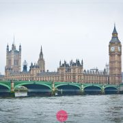 Big Ben, budynek parlamentu i Westminster Bridge
