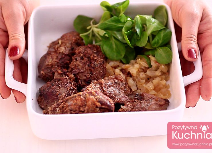 Wątróbka z cebulą