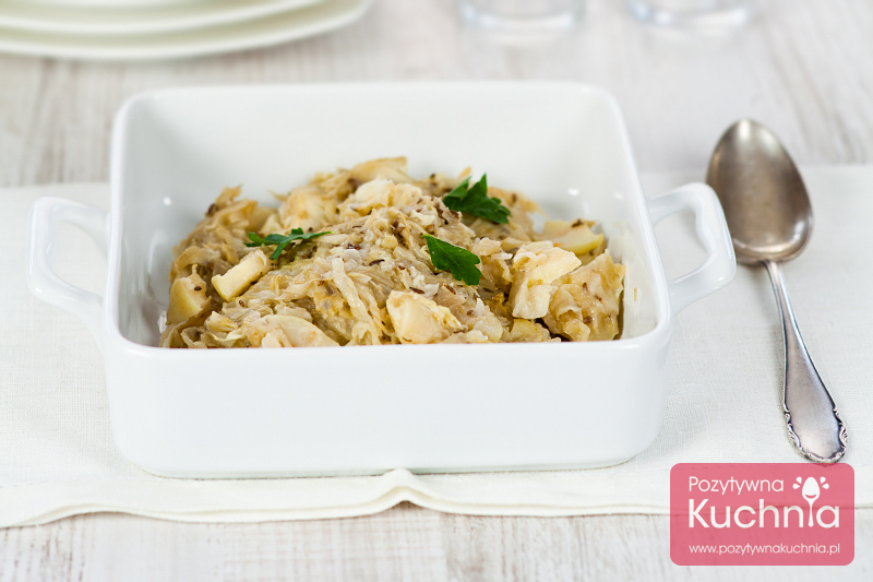 Kapusta zasmażana z kminkiem