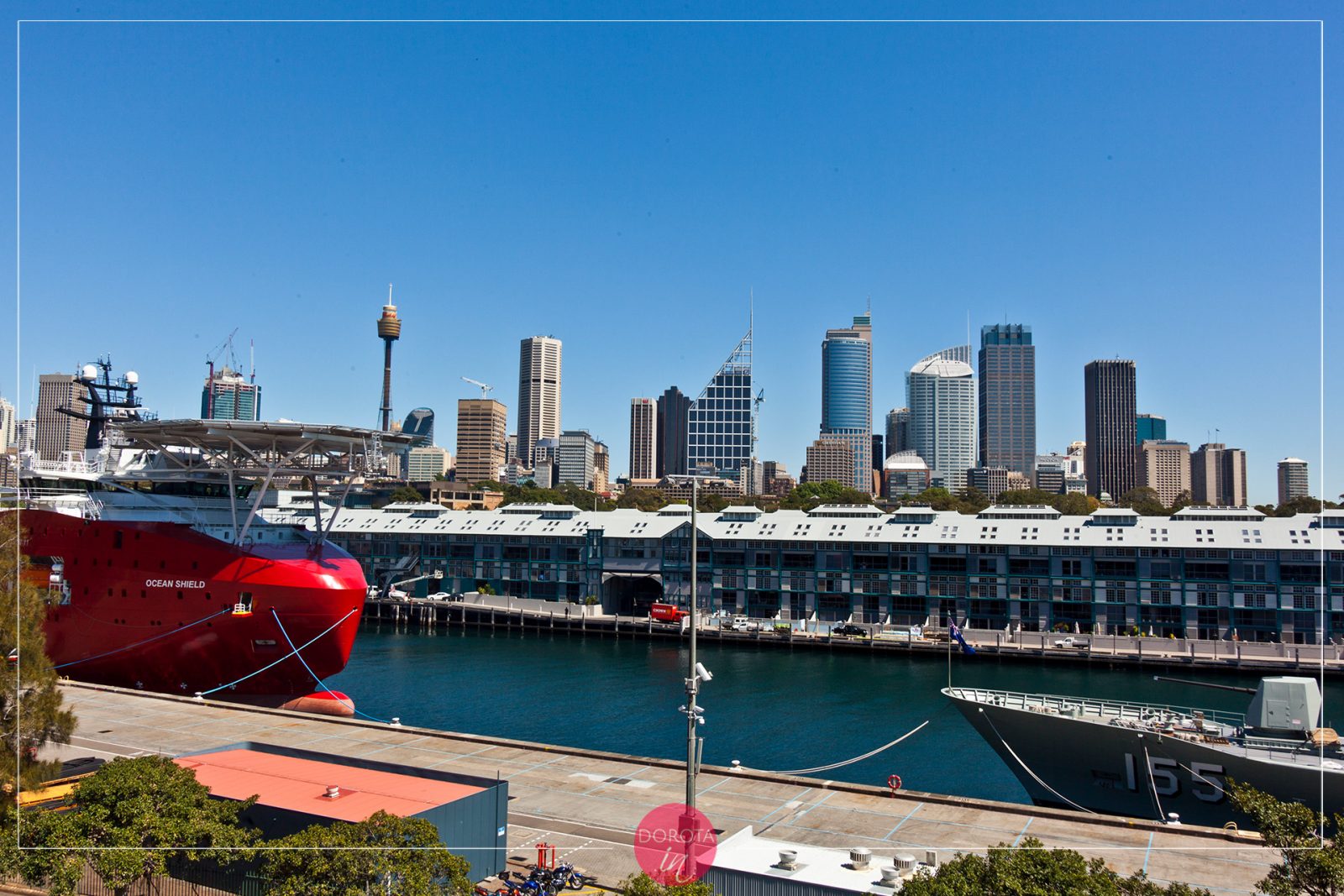 Panorama Sydney, Finger Wharf i Ocean Shield