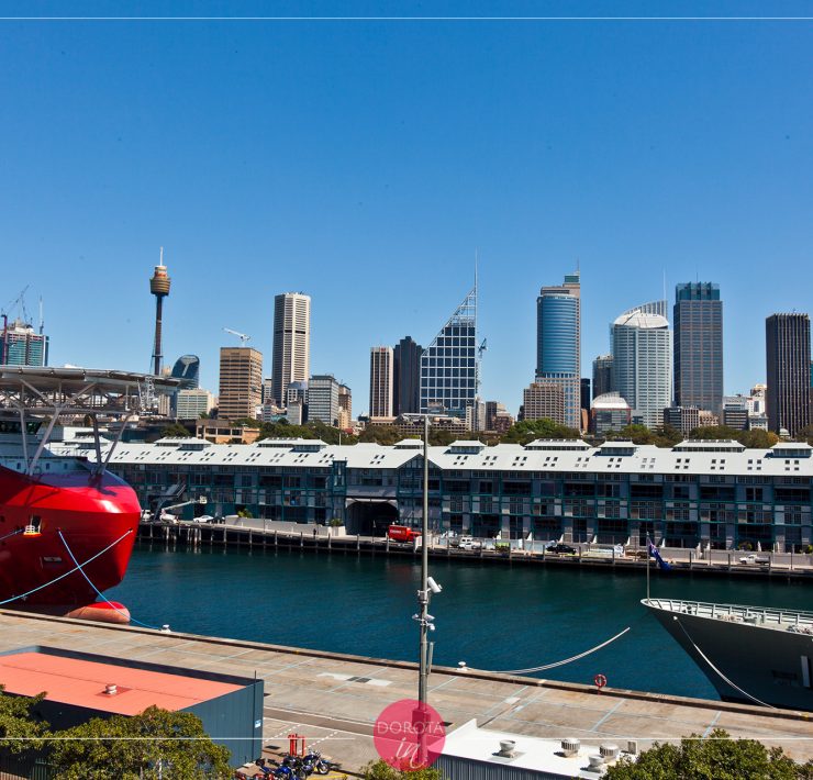 Panorama Sydney, Finger Wharf i Ocean Shield