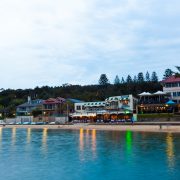 Watsons Bay po zachodzie słońca
