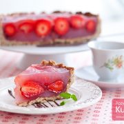 Szarlotka z truskawkami