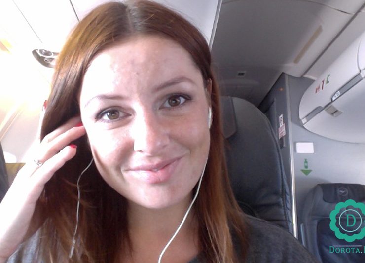 W samolocie z Wrocławia do Frankfurtu