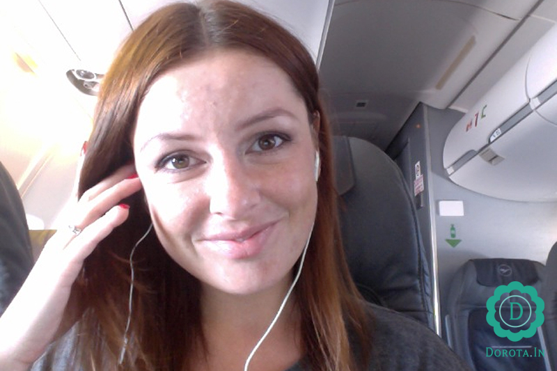 W samolocie z Wrocławia do Frankfurtu