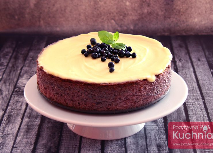 Sernik jagodowy na zimno