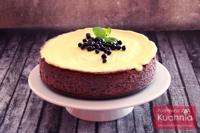 Sernik jagodowy na zimno