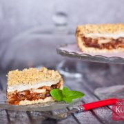 Szarlotka z budyniem