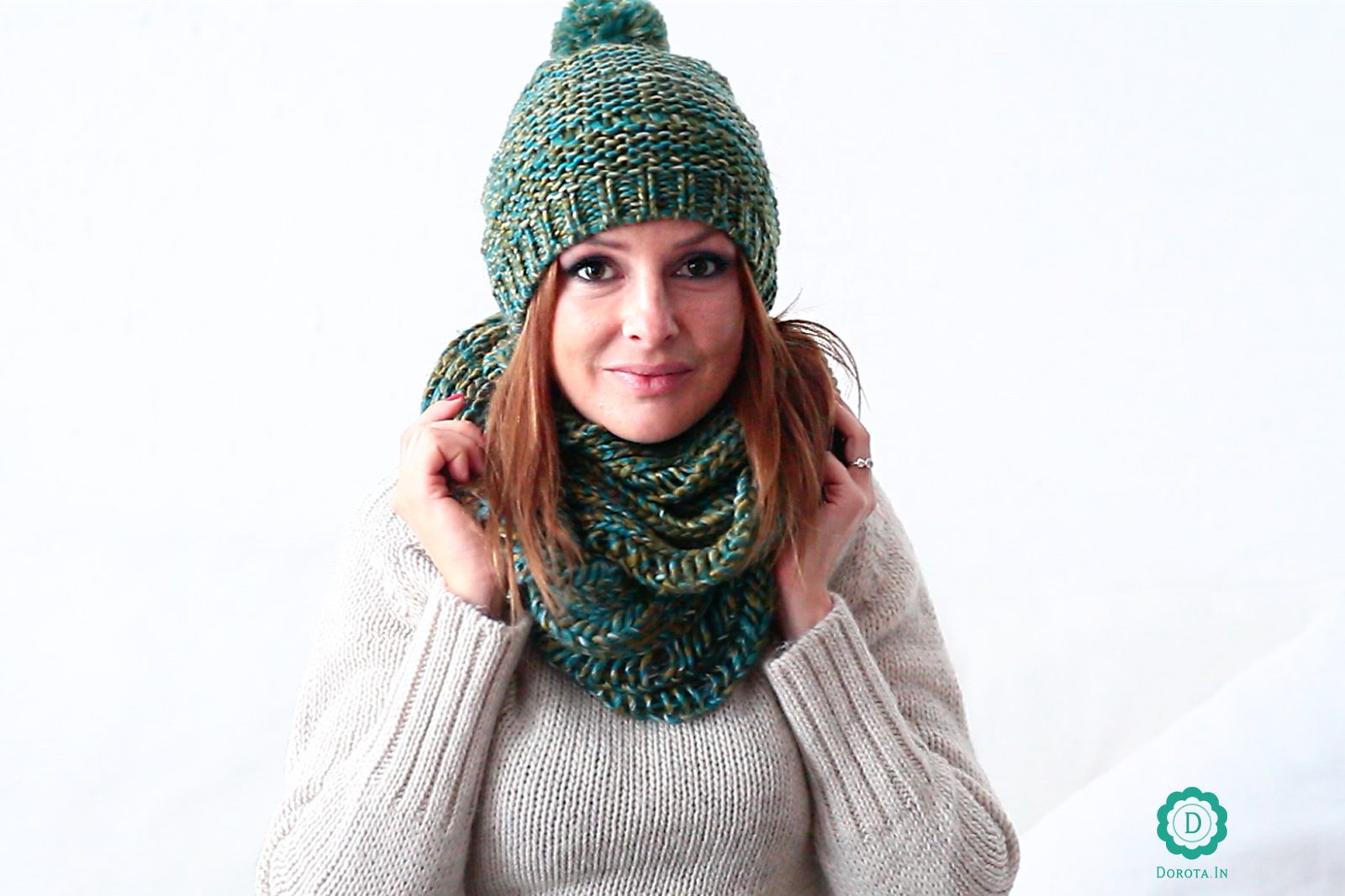 Okrągły szalik - jak wiązać