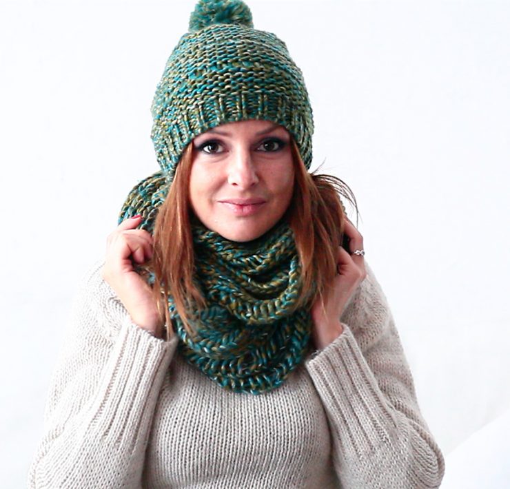 Okrągły szalik - jak wiązać