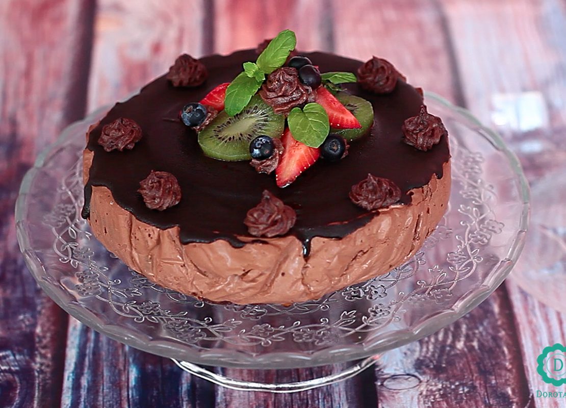 Sernik czekoladowy na zimno