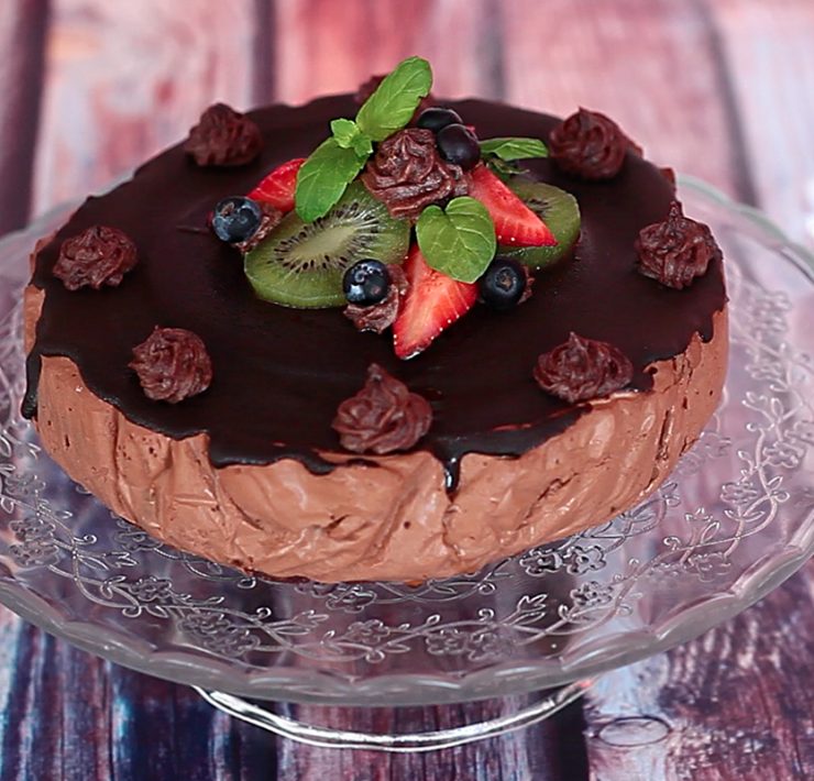 Sernik czekoladowy na zimno