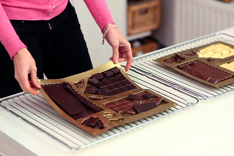 Domek z czekolady - przepis - krok 1