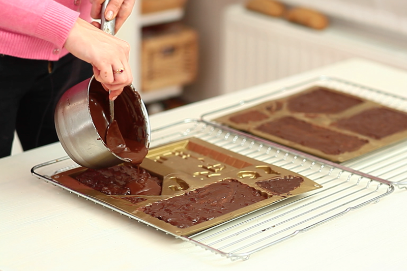 Domek z czekolady - przepis - krok 3