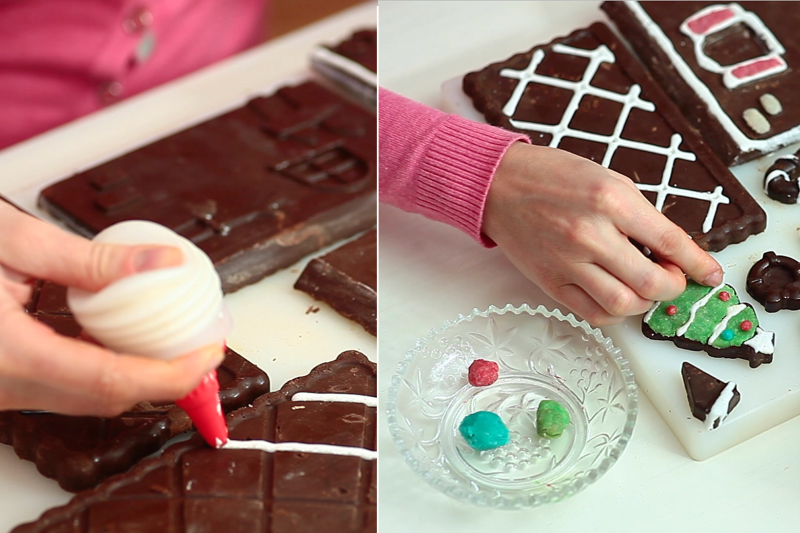 Domek z czekolady - przepis - krok 4