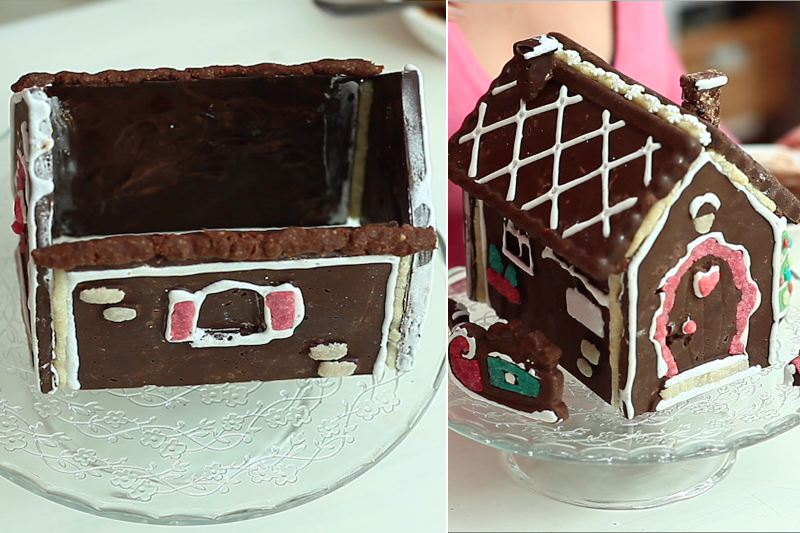 Domek z czekolady - przepis - krok 5