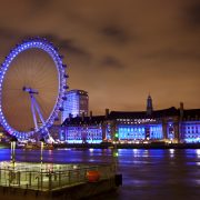 London Eye in the night