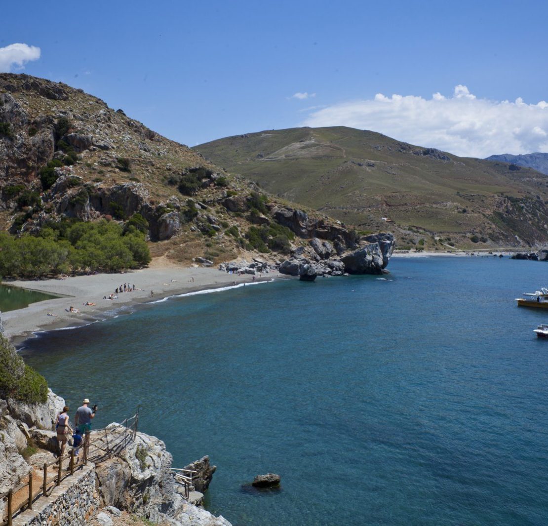 Plaża w Preveli, Kreta - Grecja
