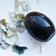 Stuletnie jajko chińskie - po obraniu