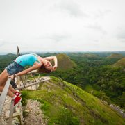 Chocolate Hills na wyspie Bohol, Filipiny
