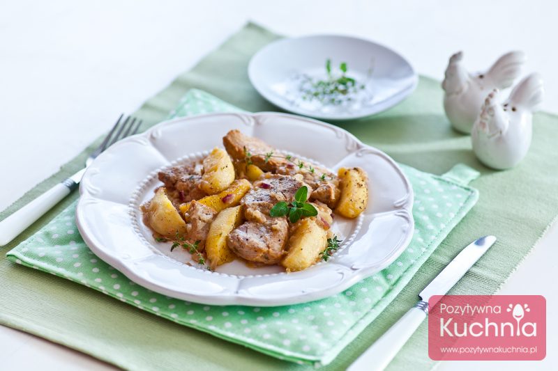 Polędwiczki z jabłkami