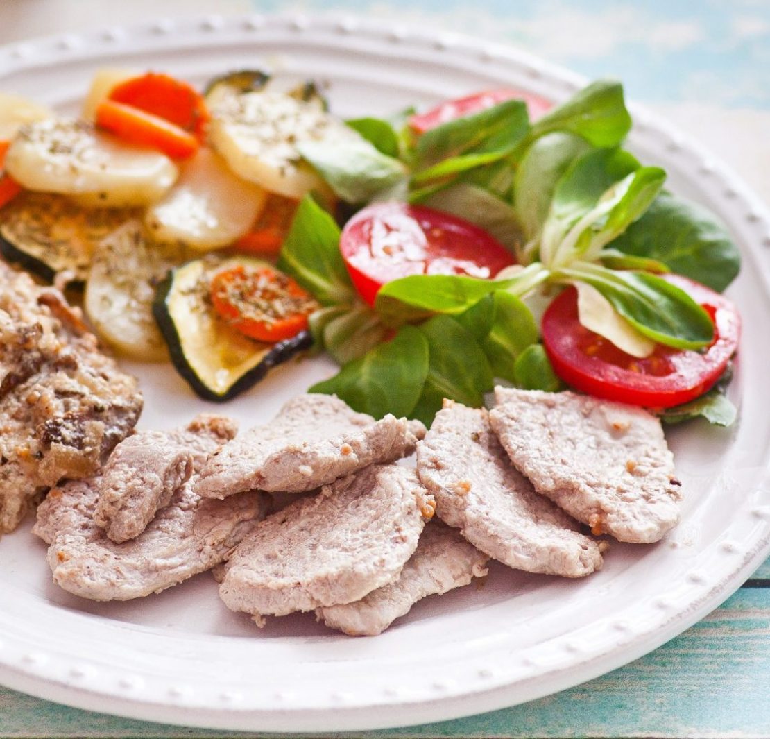 Polędwiczki z sosem grzybowym