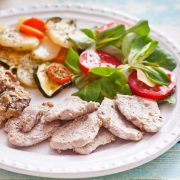 Polędwiczki z sosem grzybowym