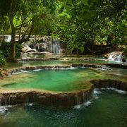 Tarasy wodne Kuangsi - Luangprabang, Laos