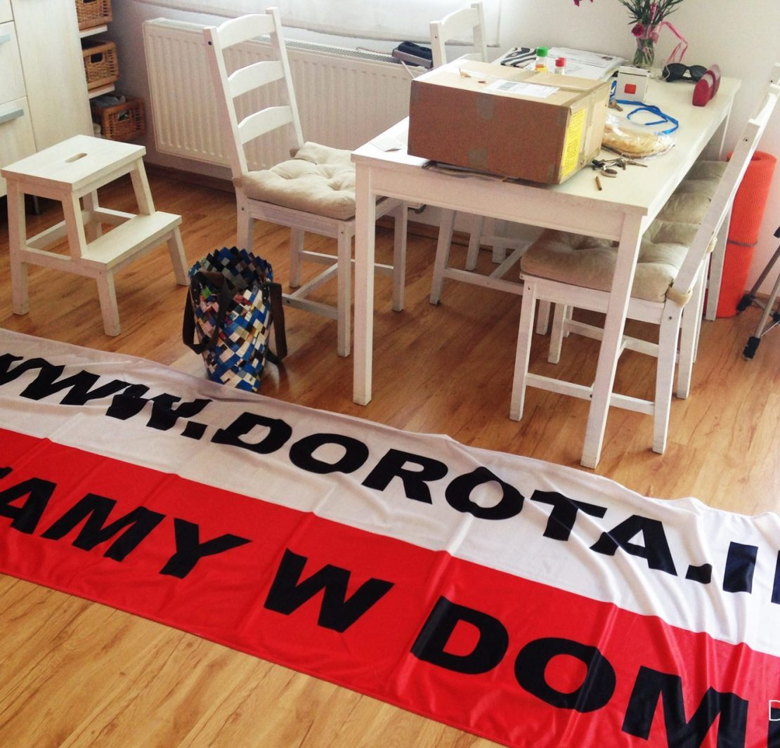 Transparent powitalny