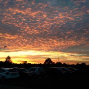 Zachód słońca nad Wrocławiem