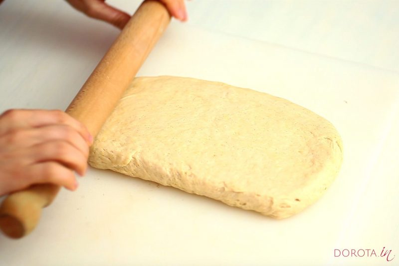 Ciasto półfrancuskie drożdżowe - przepis - krok 9