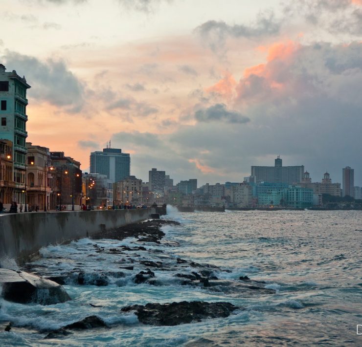 Hawana tuż przed zachodem słońca