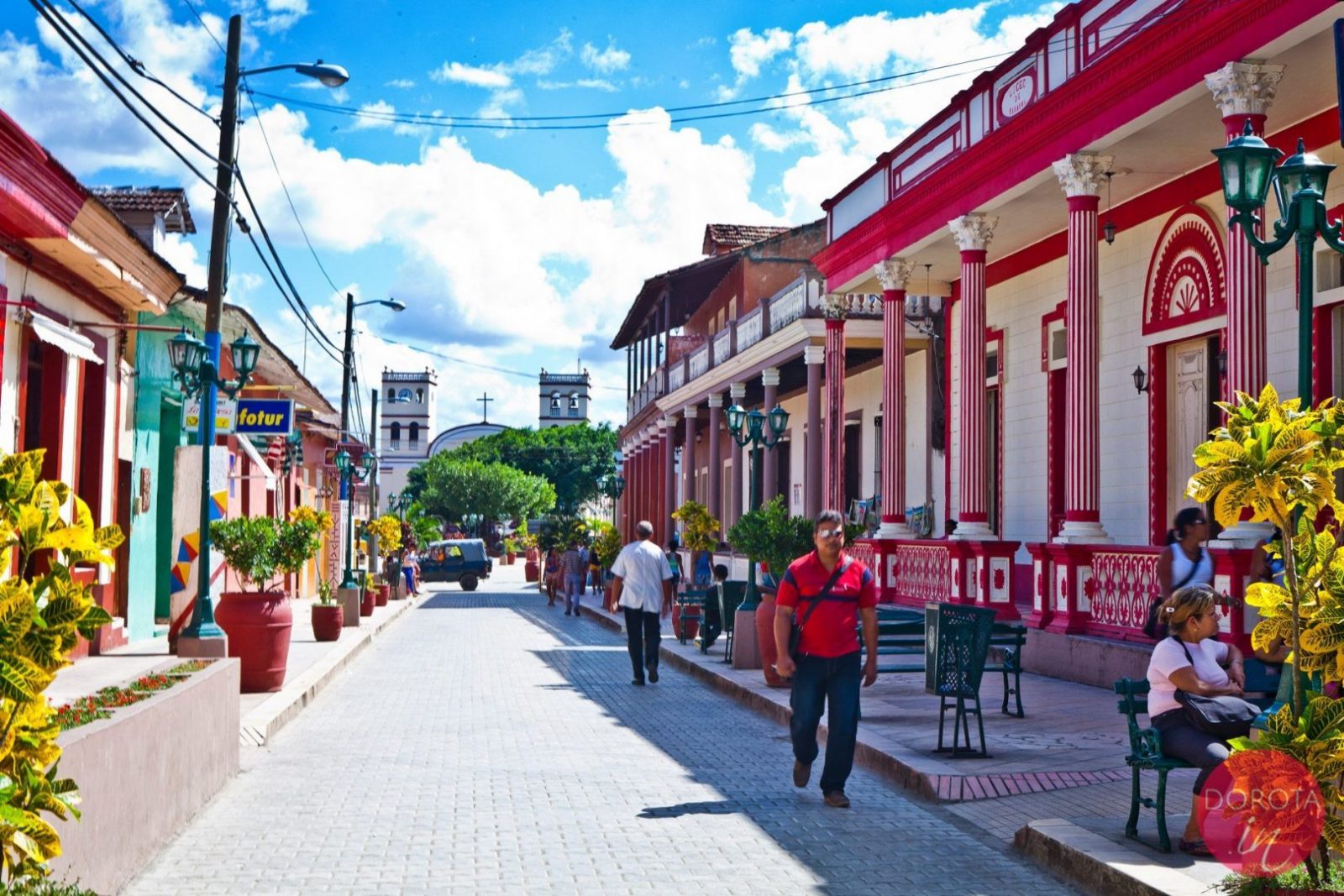 Centrum Baracoa - główna uliczka