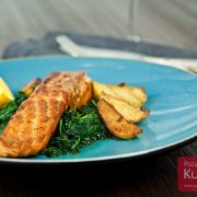 Łosoś smażony
