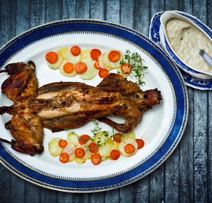 Królik w śmietanie