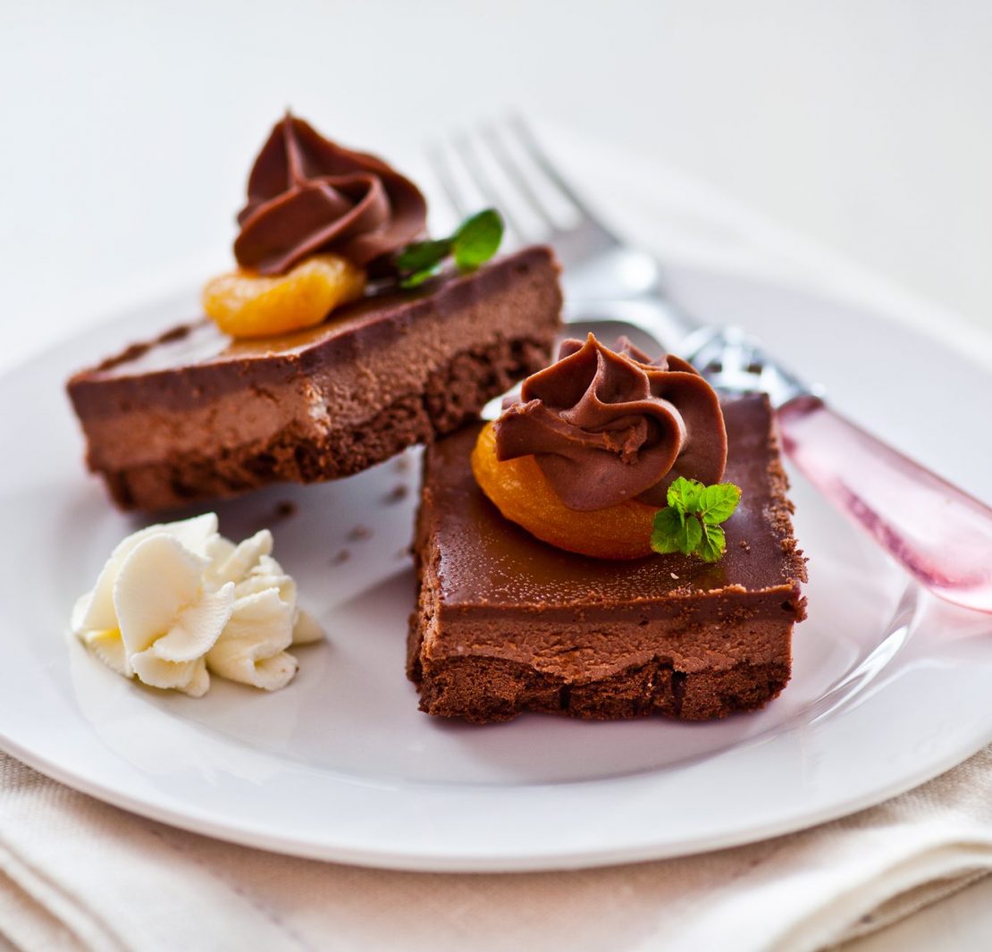 Mazurek z czekoladą