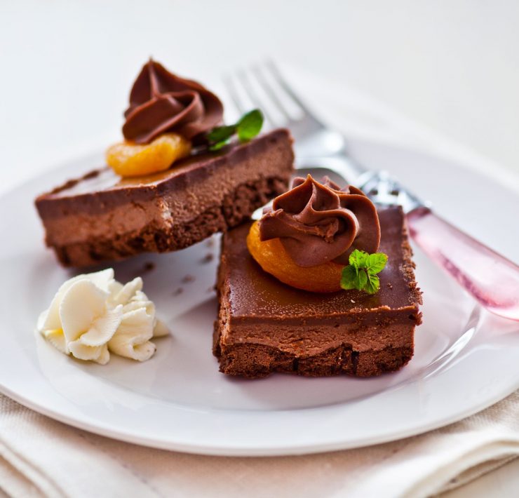 Mazurek z czekoladą