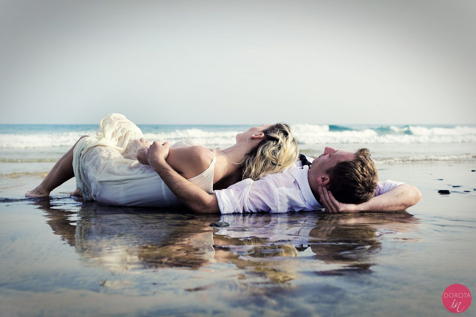 Plener ślubny nad morzem