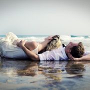 Plener ślubny nad morzem