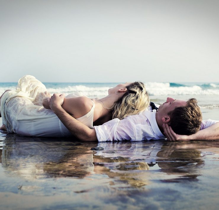 Plener ślubny nad morzem