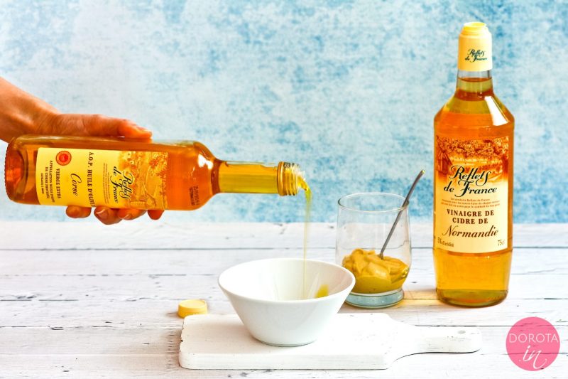 Sałatka ze szpinakiem i serem kozim - przepis - krok 1