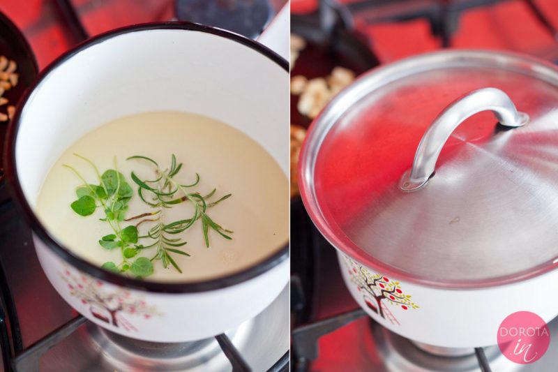 Ser pleśniowy z grilla - przepis - krok 1