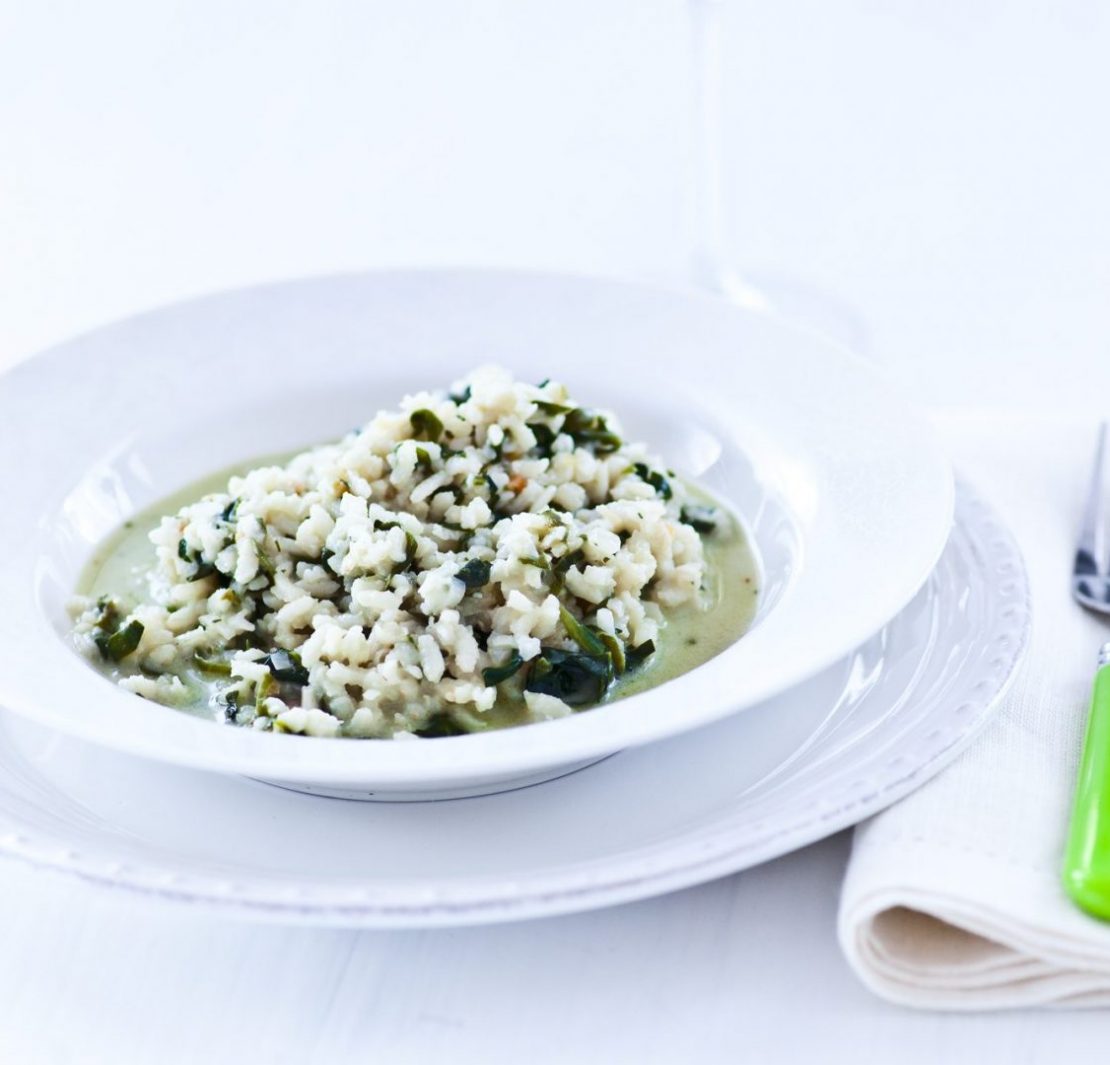 Risotto ze szpinakiem