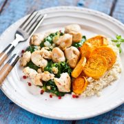 Kurczak ze szpinakiem