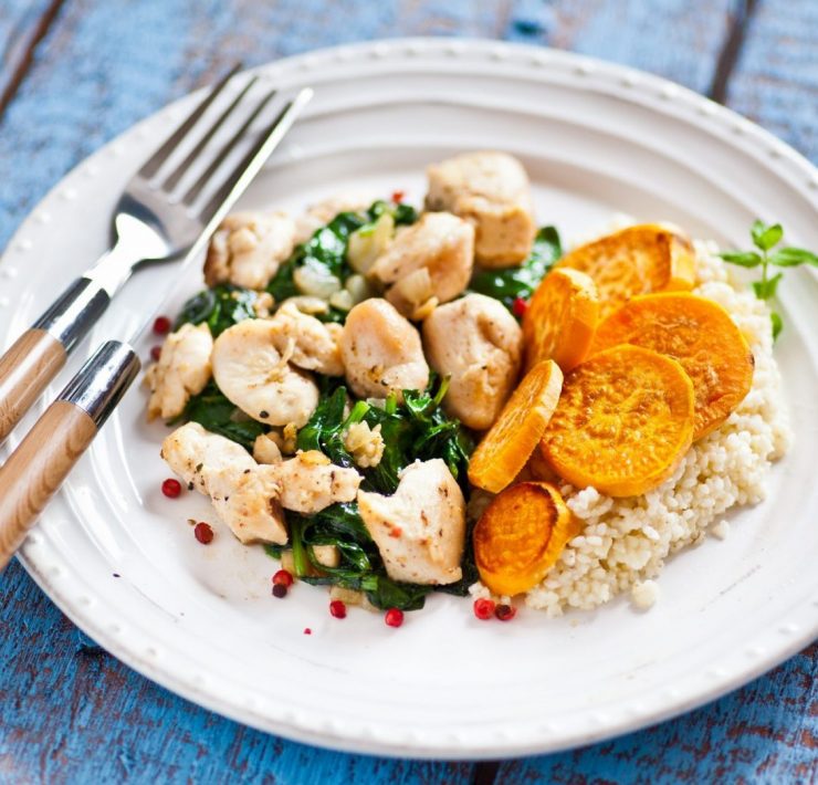 Kurczak ze szpinakiem