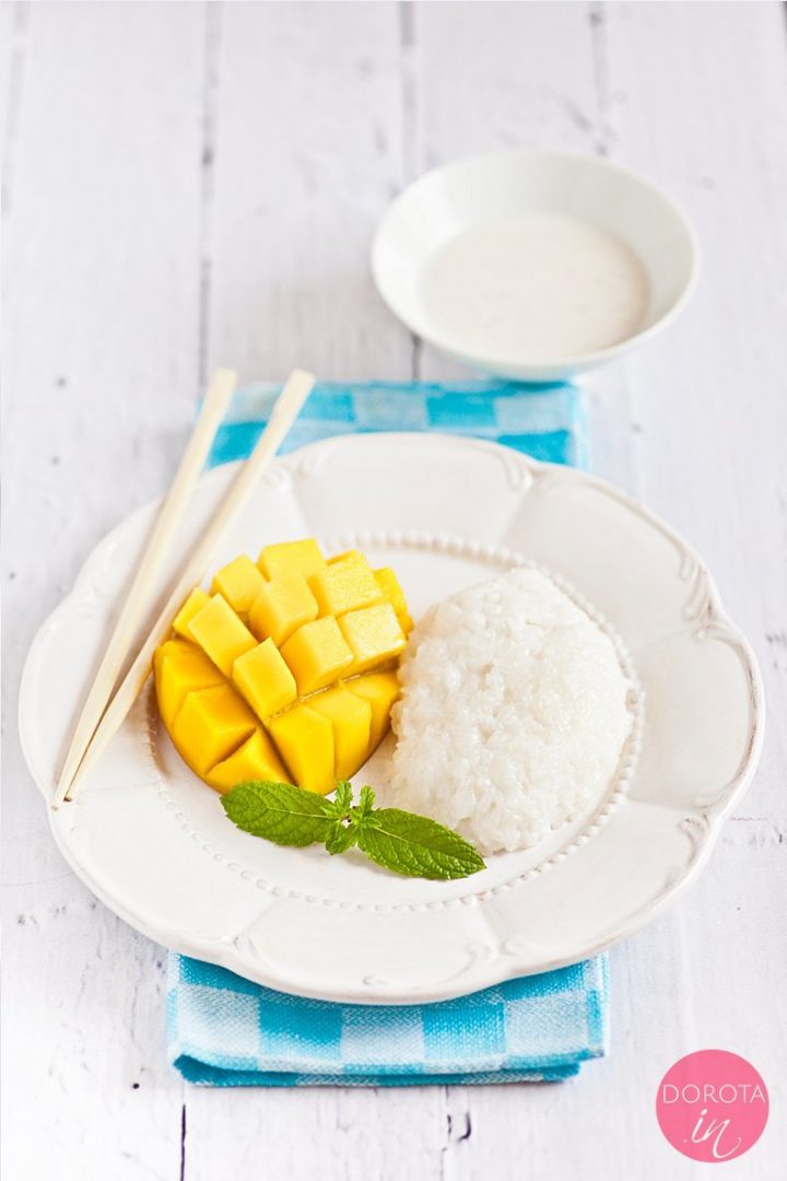 Sticky rice - kleisty ryż z mango